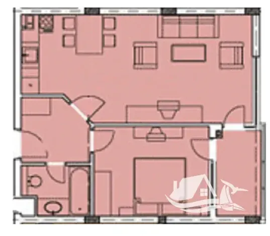 Prodej bytu 2+kk, Obzor, Bulharsko, 61 m2