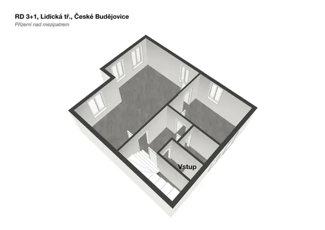 Prodej rodinného domu, České Budějovice, Lidická tř., 123 m2
