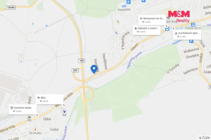 Pronájem bytu 2+kk, Tlučná, Tlučenská kolonie, 40 m2