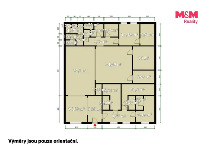 Prodej skladu, Dubí, 202 m2