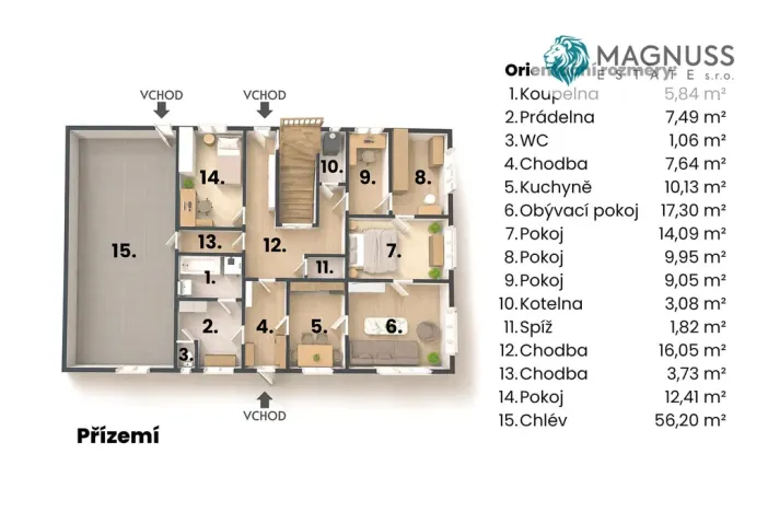 Prodej rodinného domu, Heřmánkovice, 182 m2