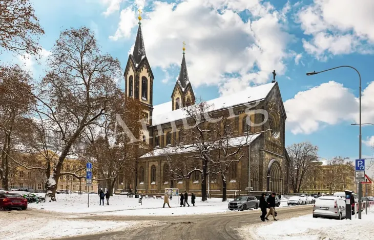 Pronájem bytu 1+kk, Praha - Karlín, Křižíkova, 32 m2