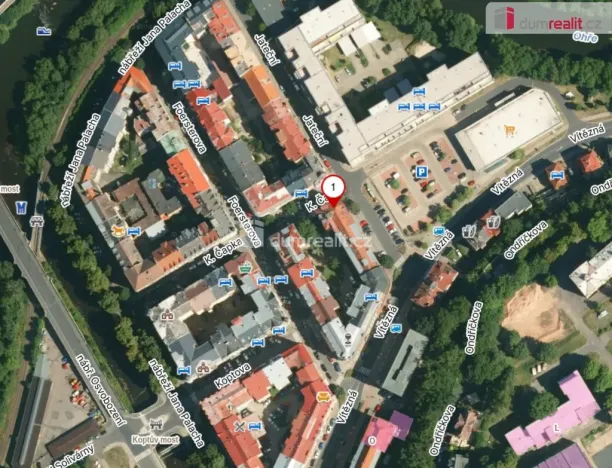 Pronájem bytu 2+1, Karlovy Vary, K. Čapka, 57 m2