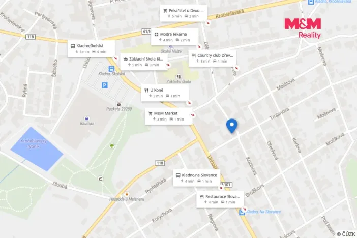 Pronájem komerční nemovitosti, Kladno - Kročehlavy, Kozinova, 22 m2