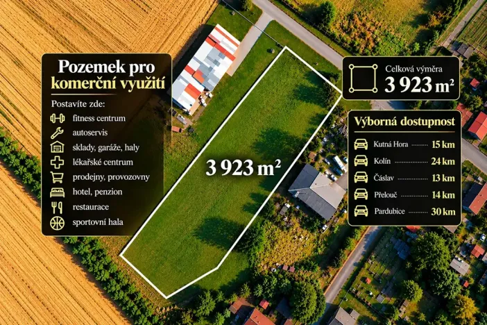 Prodej komerčního pozemku, Horka I, 3923 m2