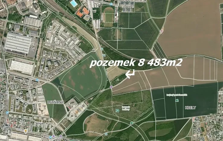 Prodej pozemku, Praha - Čakovice, 8242 m2