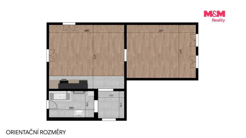 Pronájem bytu 2+kk, Hrádek nad Nisou, Revoluční, 47 m2