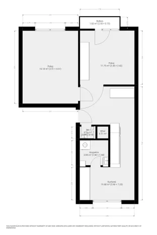 Prodej bytu 2+1, Brno - Kohoutovice, Voříškova, 54 m2