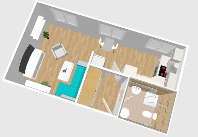 Pronájem bytu 1+kk, Brno, Tkalcovská, 30 m2