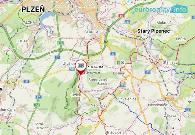 Prodej pozemku pro bydlení, Štěnovice, 7024 m2