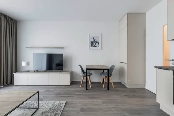 Pronájem bytu 1+kk, Praha - Karlín, Pernerova, 30 m2