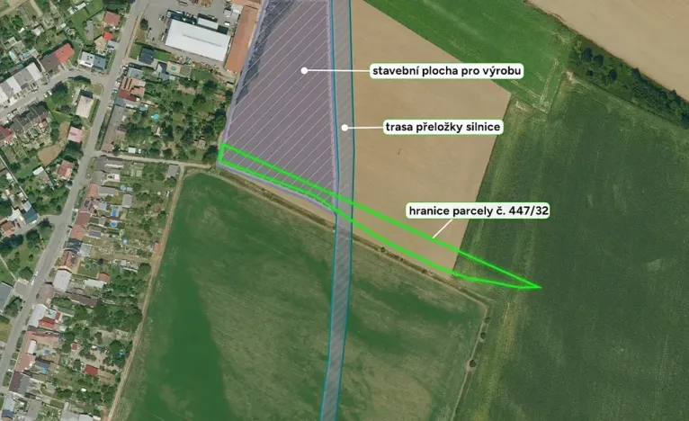 Prodej komerčního pozemku, Citov, 1127 m2