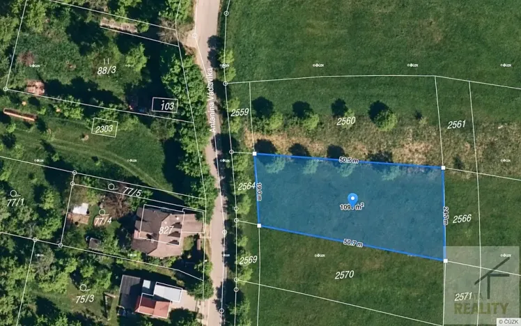 Prodej pozemku pro bydlení, Pozlovice, 1092 m2
