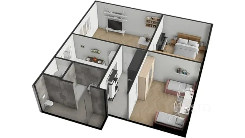 Prodej bytu 3+1, Písek, Harantova, 75 m2