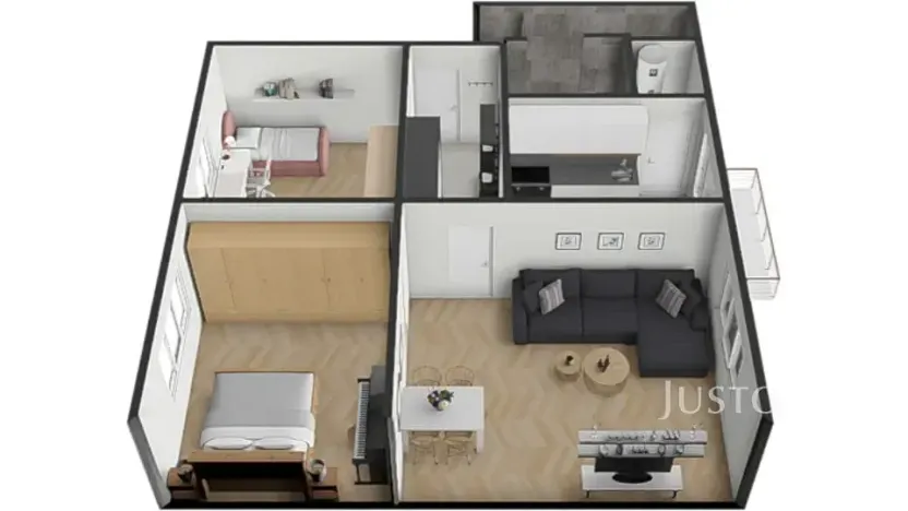 Prodej bytu 3+1, Písek, Harantova, 75 m2