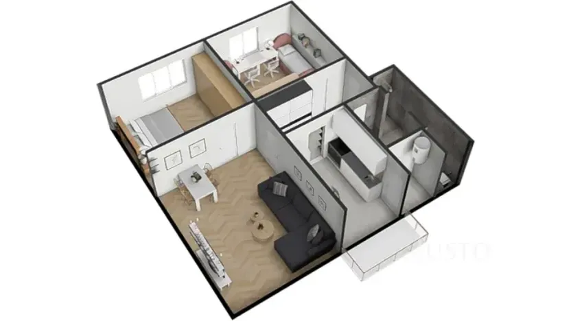 Prodej bytu 3+1, Písek, Harantova, 75 m2