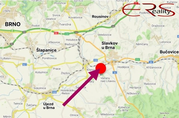 Pronájem komerčního pozemku, Vážany nad Litavou, 2428 m2