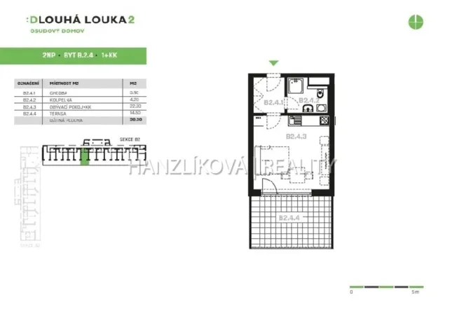 Pronájem bytu 1+kk, České Budějovice - České Budějovice 2, Volejbalistů, 30 m2
