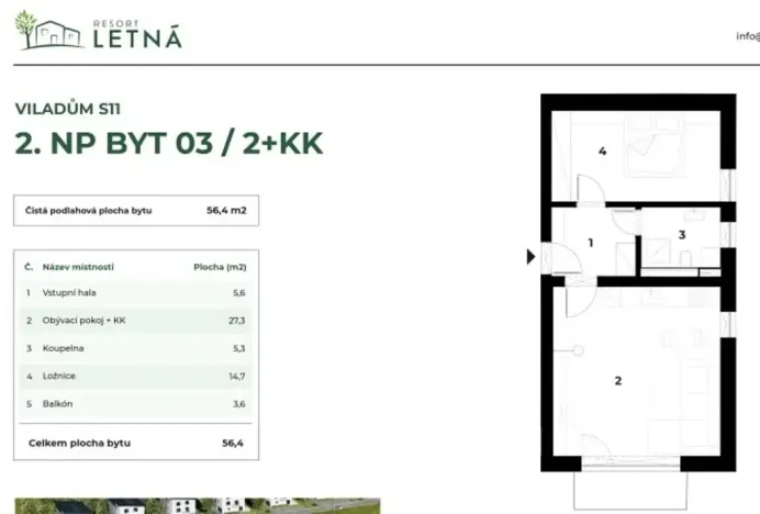 Prodej bytu 2+kk, Karlovy Vary, 57 m2