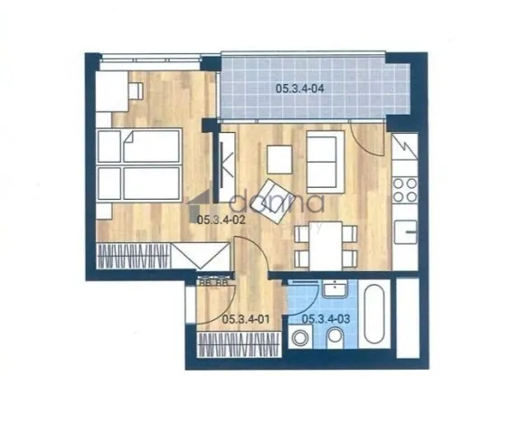 Prodej bytu 1+kk, Praha, Šiklové, 39 m2