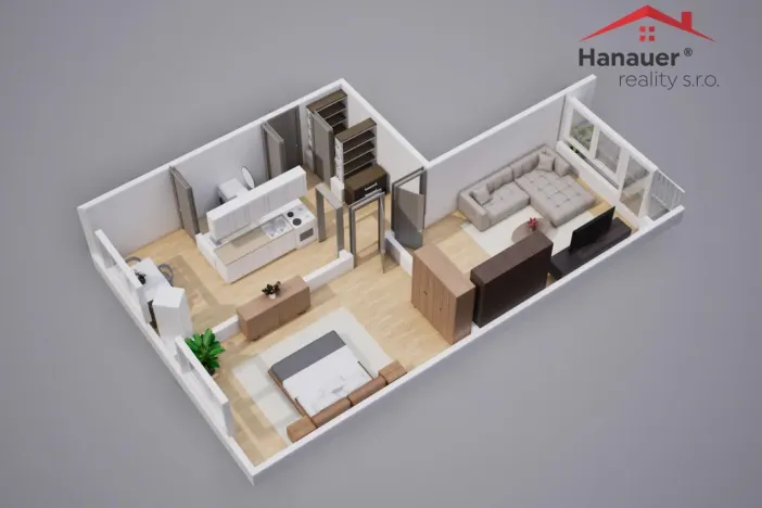 Prodej bytu 2+1, Děčín - Děčín VI-Letná, Školní, 63 m2