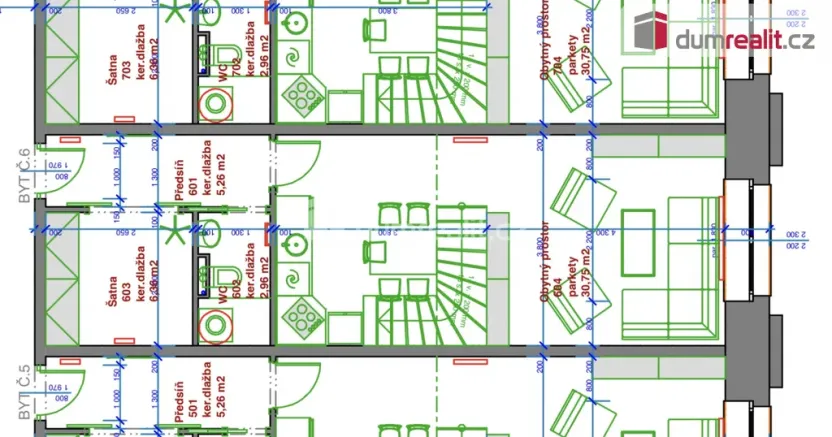 Prodej bytu 2+kk, Mariánské Lázně, Dusíkova, 76 m2