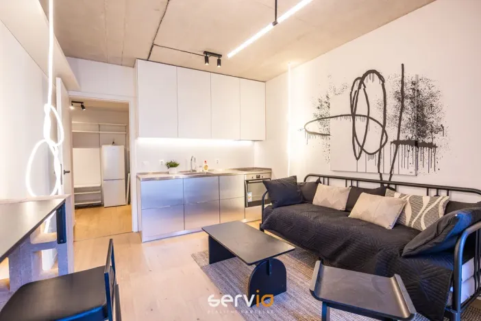 Pronájem bytu 1+kk, Brno, Bratislavská, 26 m2