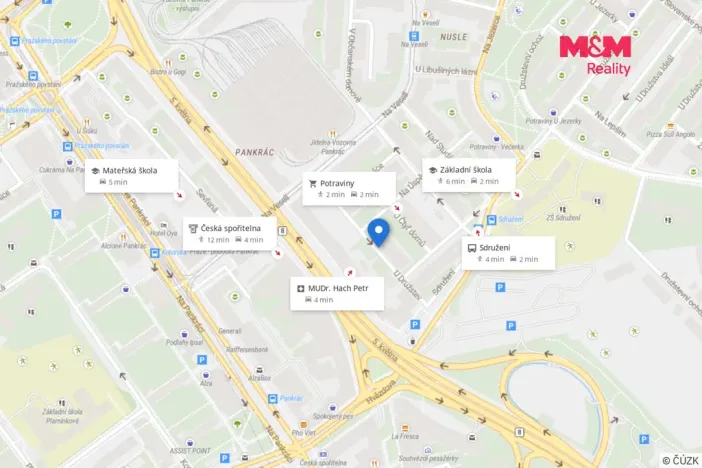 Prodej bytu 1+1, Praha - Nusle, U družstev, 58 m2