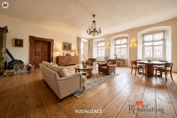 Prodej historického objektu, Jesenice, Plzeňská, 430 m2