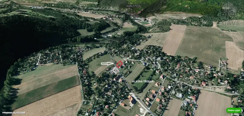 Prodej pozemku, Hlásná Třebaň, 947 m2
