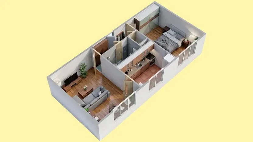 Prodej bytu 2+1, Praha - Záběhlice, Bojanovická, 55 m2