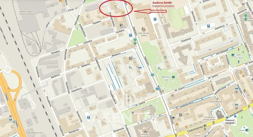Pronájem obchodního prostoru, Ostrava - Moravská Ostrava, Nádražní, 131 m2