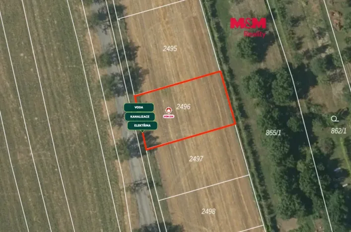Prodej pozemku pro bydlení, Křepice, 476 m2