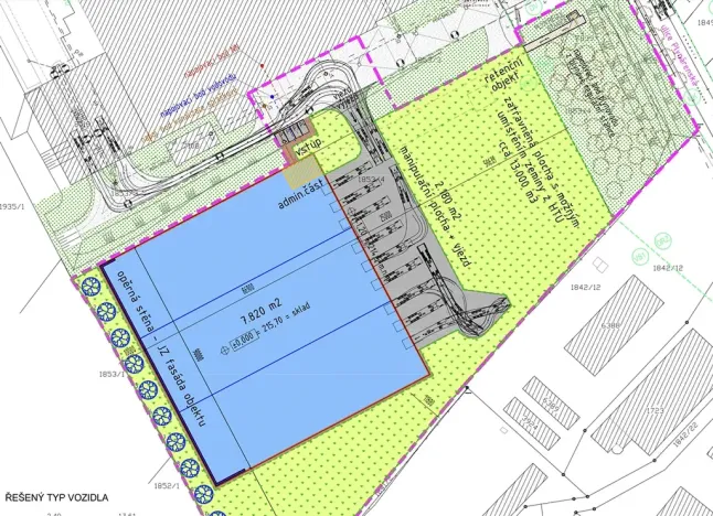 Pronájem skladu, Kolín, Plynárenská, 7700 m2