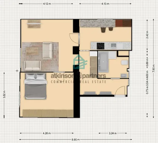 Pronájem bytu 2+1, České Budějovice - České Budějovice 6, Čechova, 58 m2