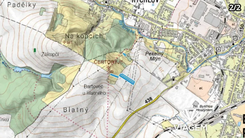 Prodej pole, Bystřice pod Hostýnem, 5417 m2