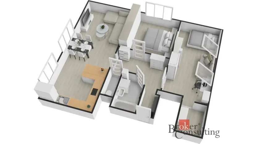 Prodej bytu 3+kk, Nová Ves, 78 m2
