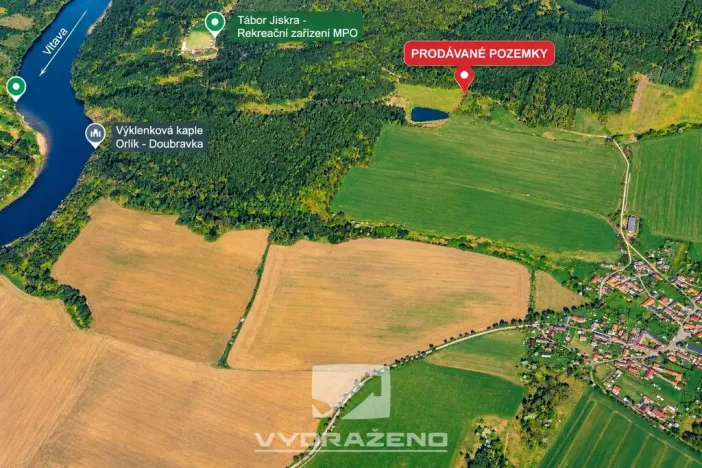 Prodej louky, Chrášťany, 1726 m2