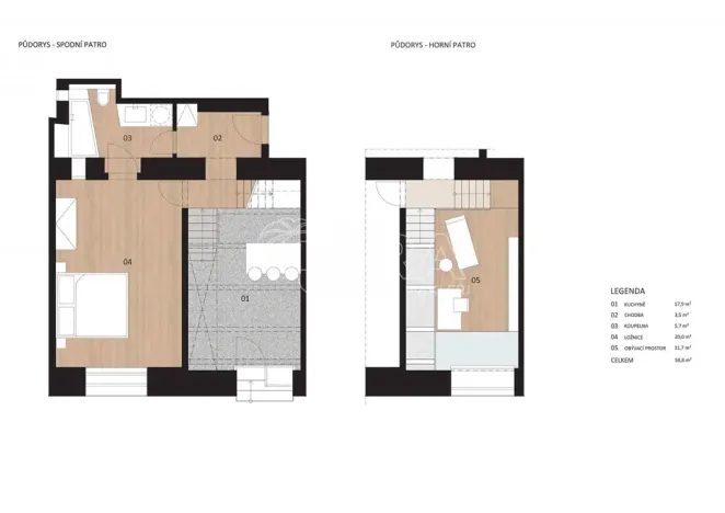Pronájem bytu 2+kk, Praha - Bubeneč, Bubenečská, 60 m2