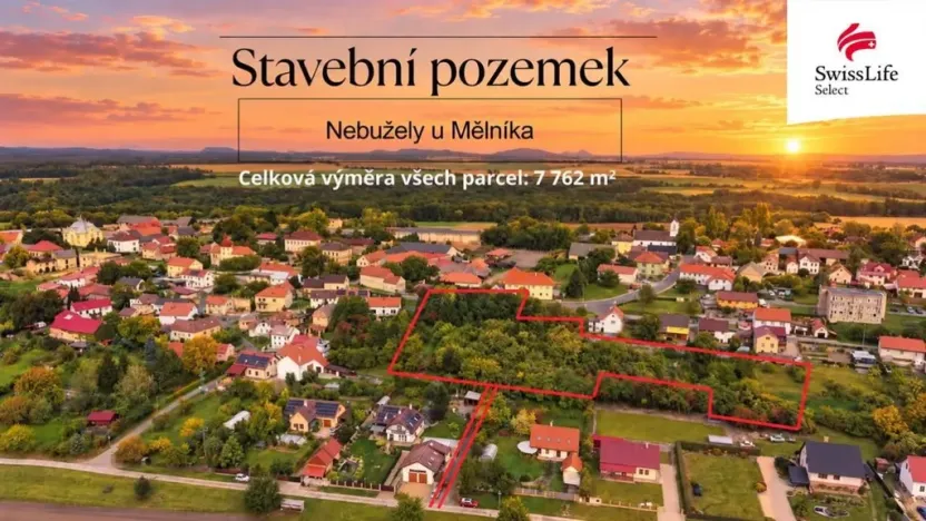 Prodej pozemku pro bydlení, Nebužely, 7762 m2