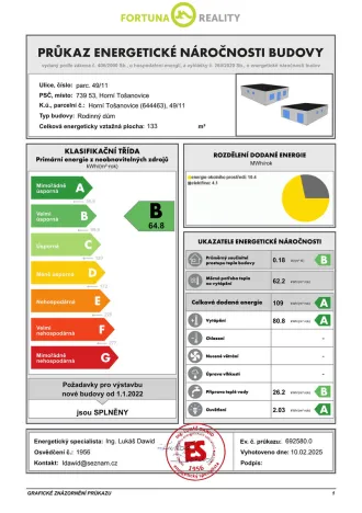 Prodej rodinného domu, Horní Tošanovice, 107 m2