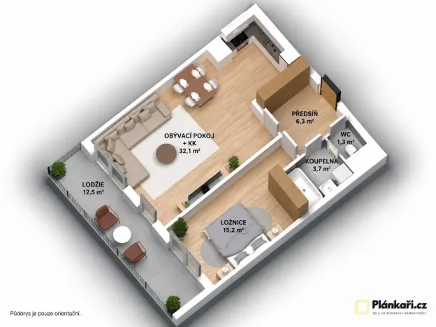 Prodej bytu 2+kk, Praha - Záběhlice, Na Slatince, 71 m2