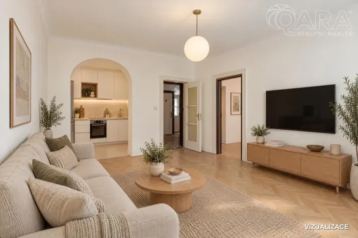 Prodej bytu 3+1, Praha - Bubeneč, N. A. Někrasova, 84 m2