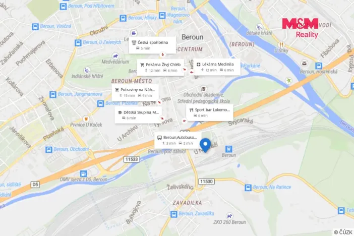 Prodej bytu 2+1, Beroun - Beroun-Město, U Nádraží, 49 m2