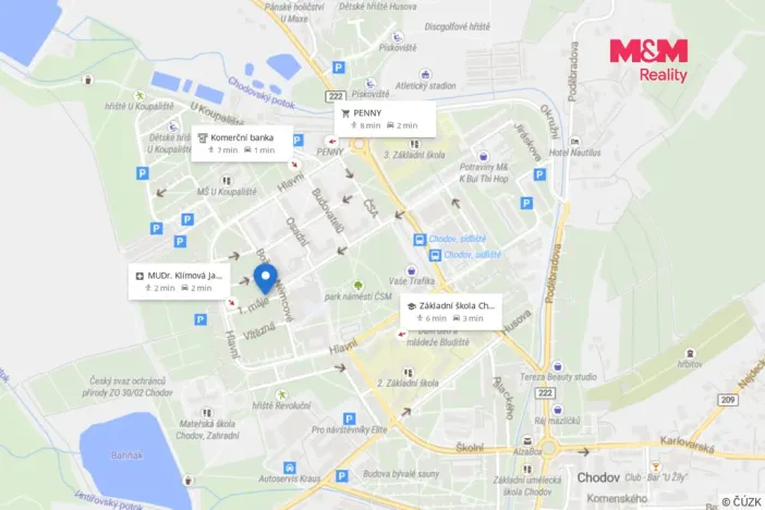 Prodej bytu 2+1, Chodov, 1. máje, 55 m2
