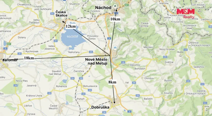 Pronájem bytu 3+kk, Nové Město nad Metují, Nádražní, 95 m2