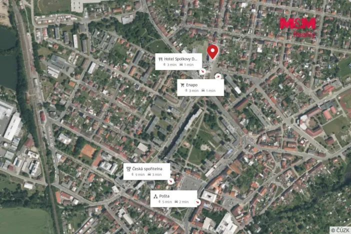 Pronájem kanceláře, Přeštice, Palackého, 72 m2