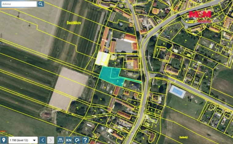Prodej pozemku pro bydlení, Bezděkov, 1865 m2