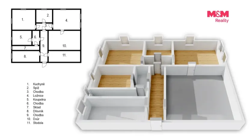 Prodej rodinného domu, Žichlínek, 112 m2