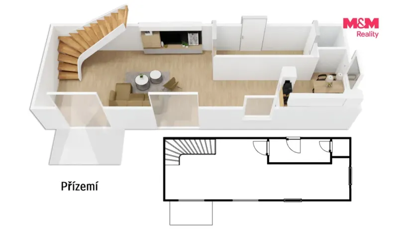 Prodej bytu 3+kk, Klínec, 106 m2
